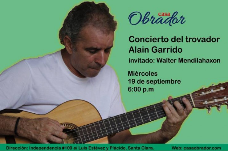 Concierto Alain Garrido